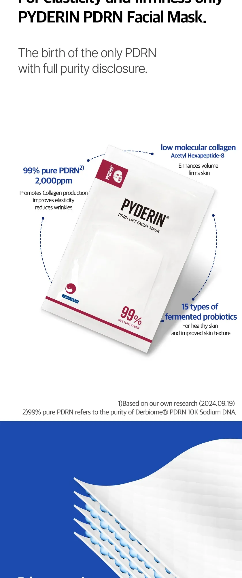 PDRN Lift Facial Mask 상세 이미지 4