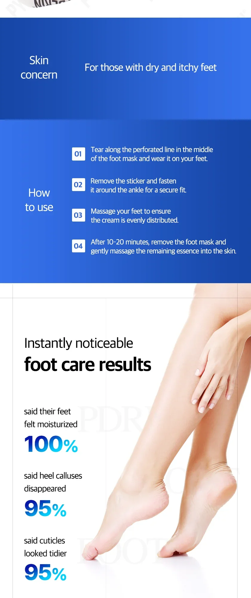 PDRN Lift Moist Foot Mask 상세 이미지 6