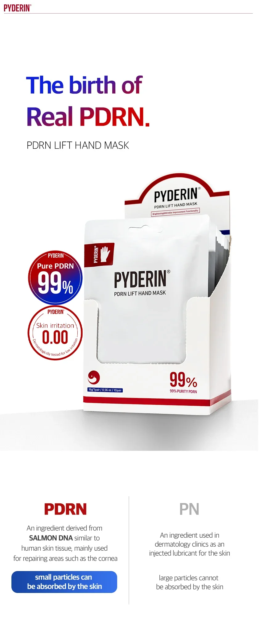 PDRN Lift Hand Mask 상세 이미지 1